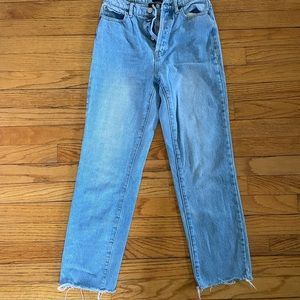 BDG slim straight cutoff jeans